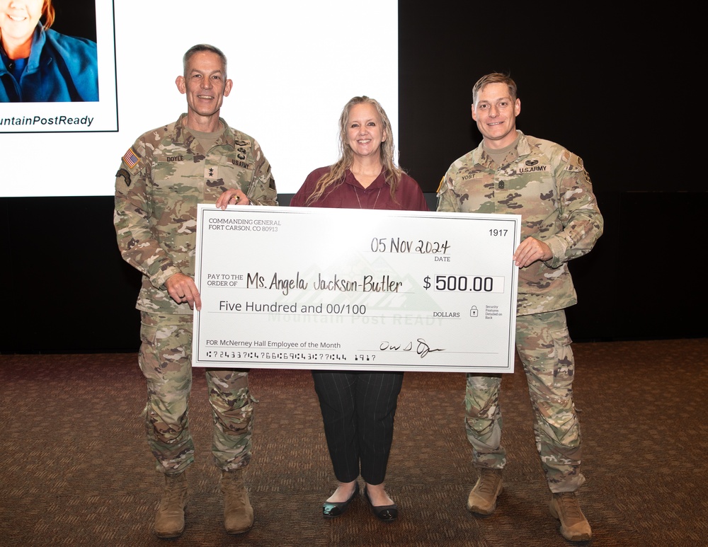 4th Infantry Division announces Employee of the Month