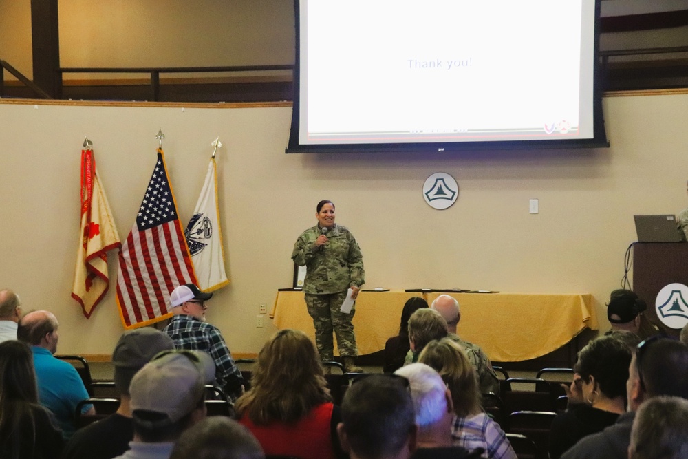 Fort McCoy Garrison commander holds October 2024 town hall meeting with workforce