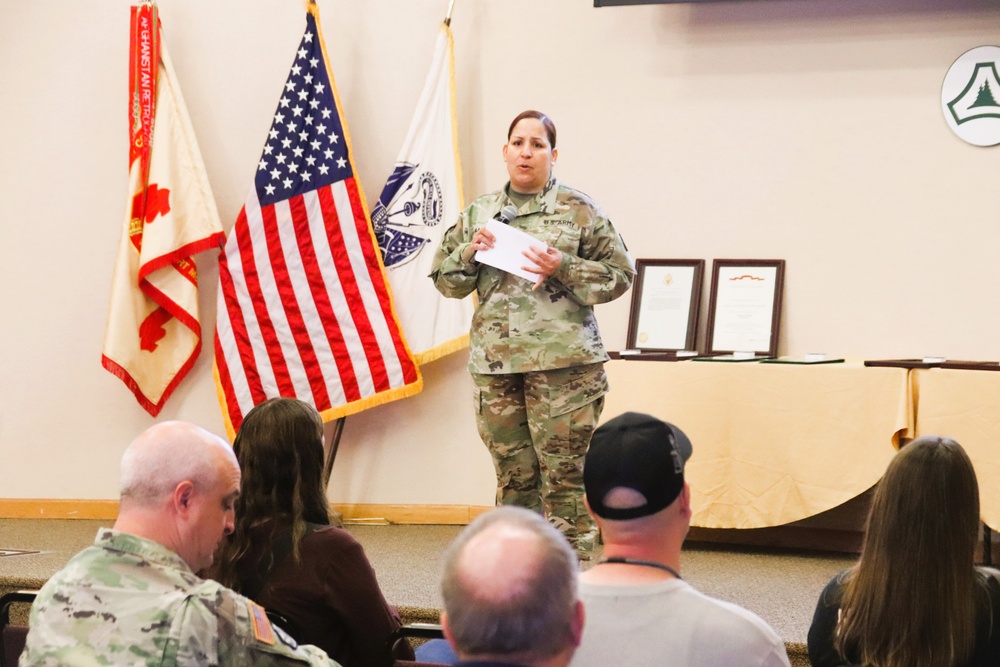 Fort McCoy Garrison commander holds October 2024 town hall meeting with workforce