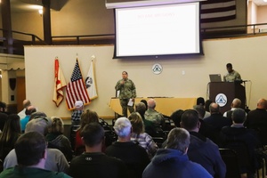 Fort McCoy Garrison commander provides updates during January 2025 town hall meeting with workforce, Part 1