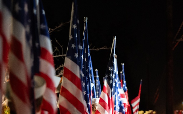 People Gather for Lt. Serena Wileman’s Procession