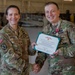 The 244th Expeditionary Combat Aviation Brigade honors CSM Bennet