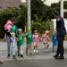 US Marines and Kin Town residents conduct a Tsunami Evacuation Drill on Camp Hansen