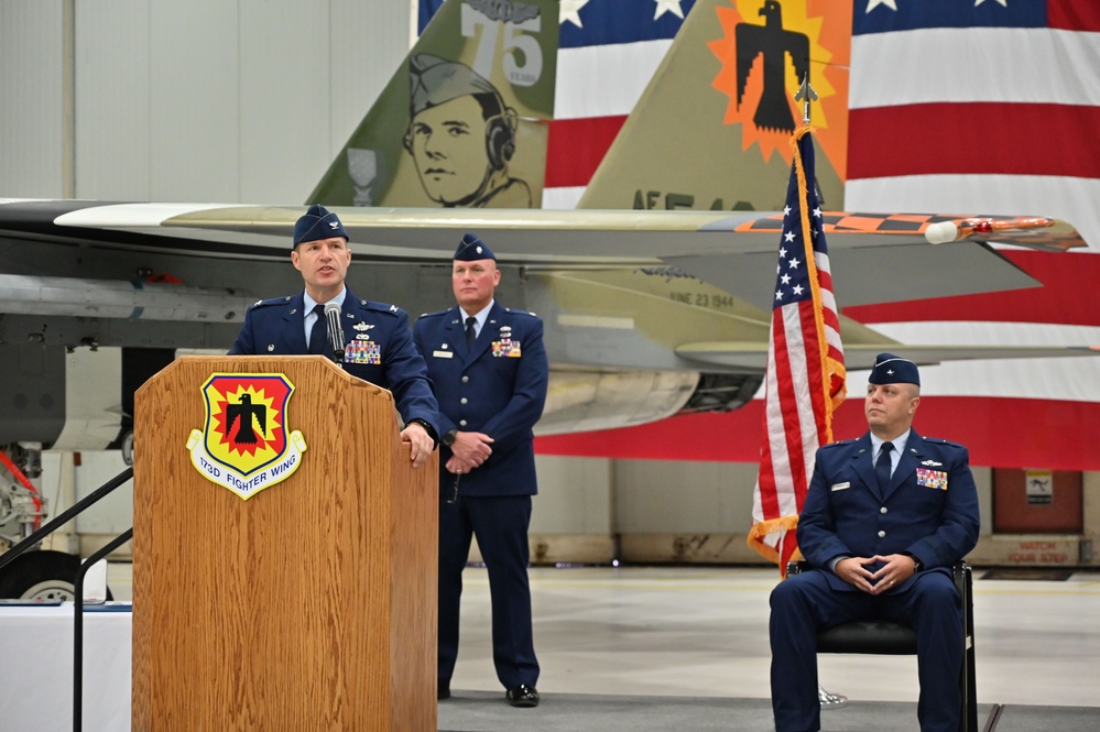 173rd Fighter Wing Command changes hands