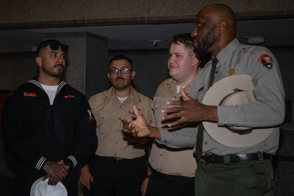 DVIDS Images USS John Basilone Sailors Tour Statue of Liberty