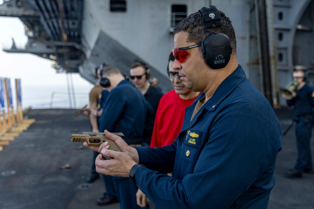 Abraham Lincoln conducts live-fire exercise