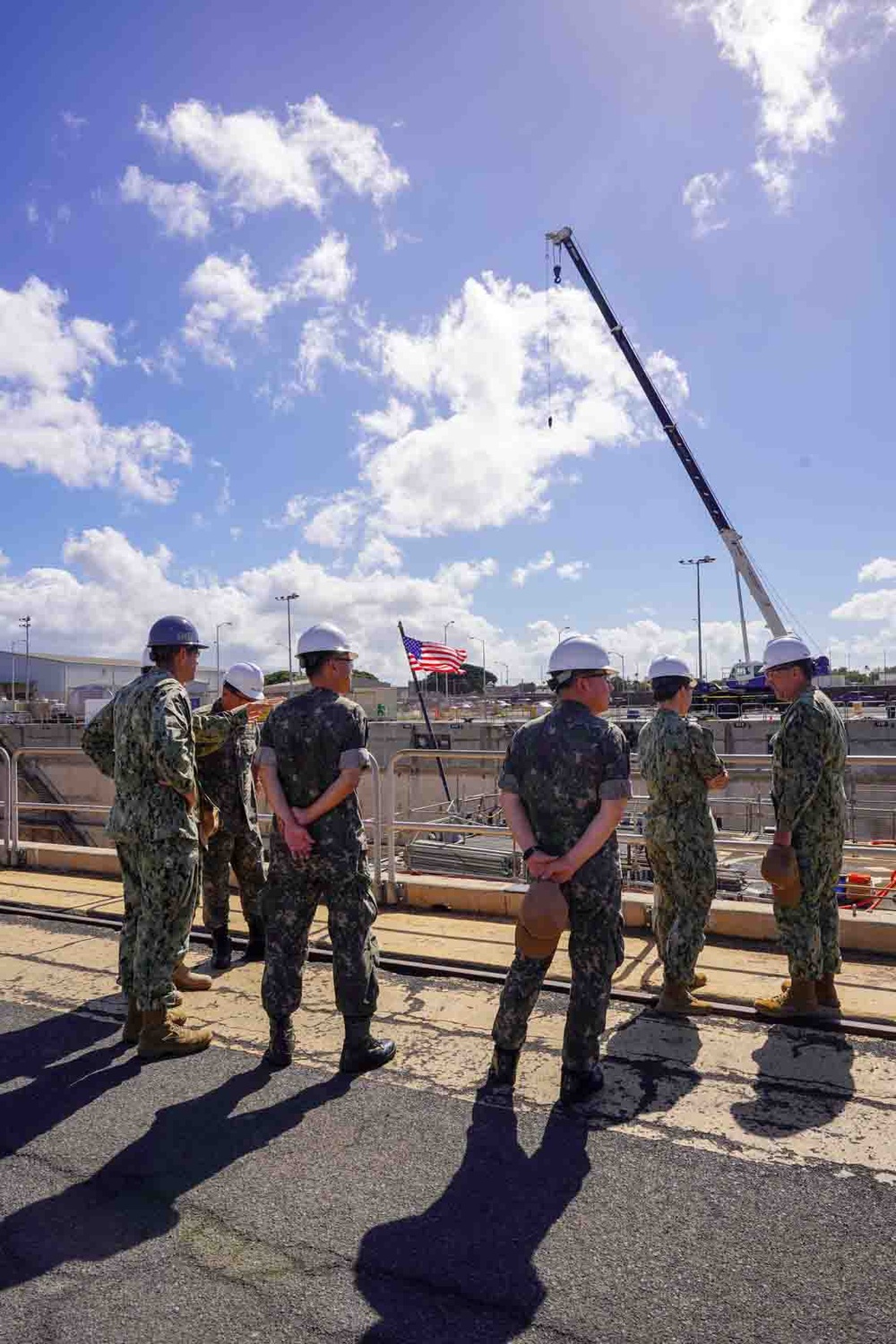 Fleet Master Chief of Republic of Korea visits Pearl Harbor Naval Shipyard