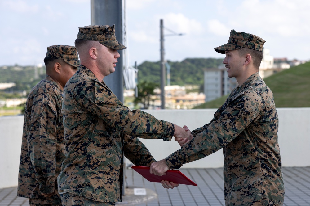 MCIPAC Marines promoted on Camp Foster