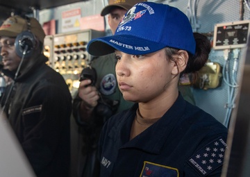 USS George Washington Conducts Fueling At Sea with USNS Yukon