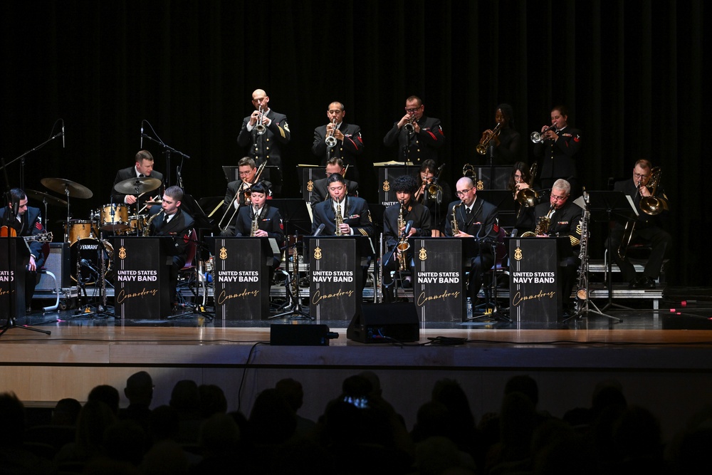 U.S. Navy Band Commodores perform in Phillipsburg