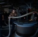 Nimitz Sailors Heave Around Line On The Fantail