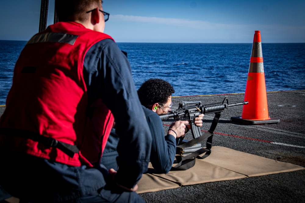 Nimitz Conducts Live-Fire Exercise