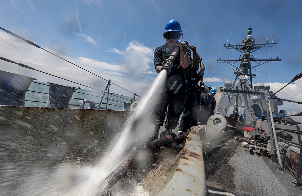 USS Dewey (DDG 105) Departs Lumut, Malaysia