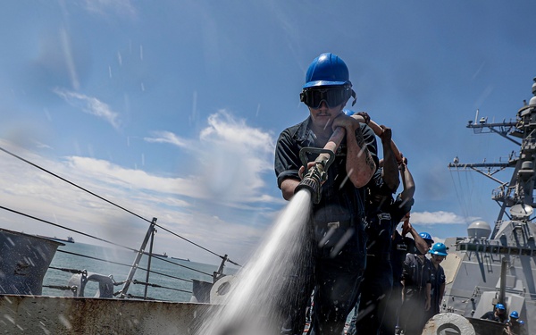 USS Dewey (DDG 105) Departs Lumut, Malaysia