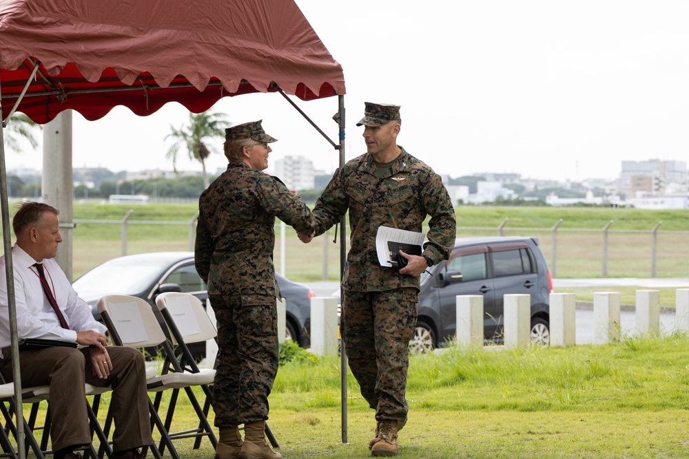 MCAS Futenma holds a ribbon cutting ceremony for a new barracks