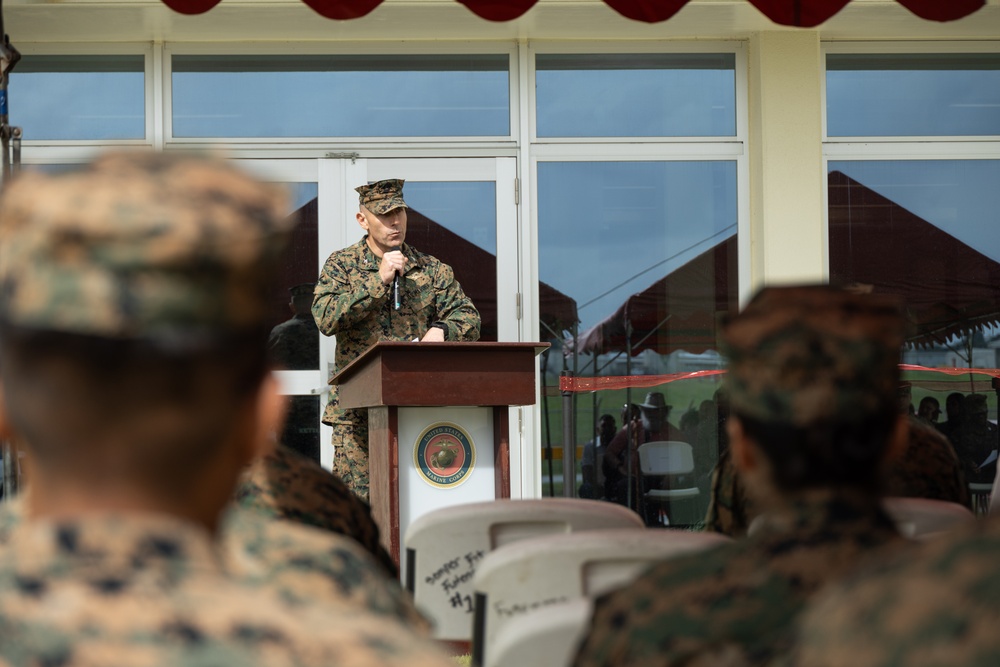 MCAS Futenma holds a ribbon cutting ceremony for a new barracks
