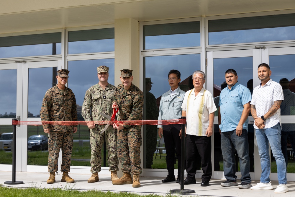 MCAS Futenma holds a ribbon cutting ceremony for a new barracks
