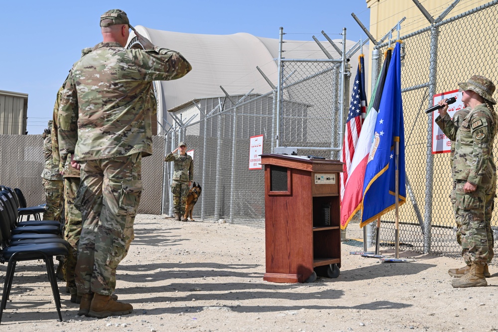 386th ESFS Unleashes State-of-the-Art Kennel Facility