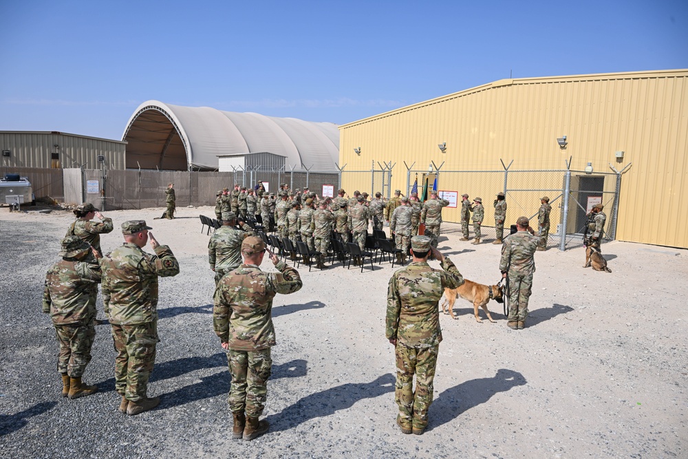 386th ESFS Unleashes State-of-the-Art Kennel Facility