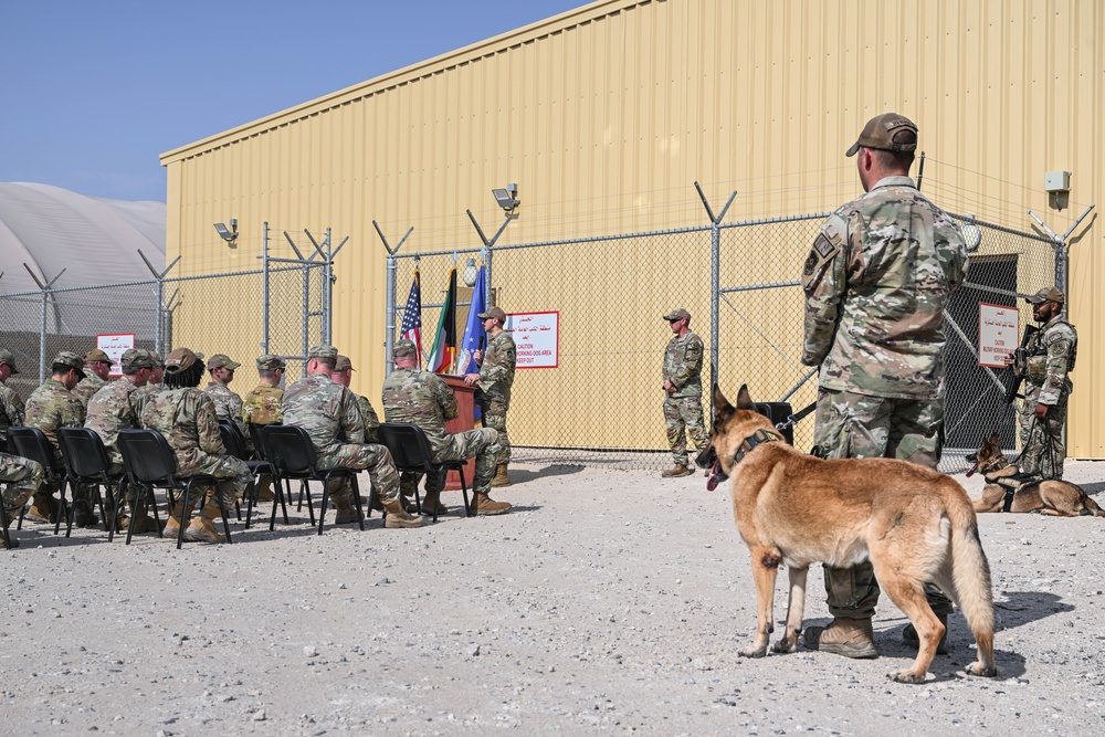 386th ESFS Unleashes State-of-the-Art Kennel Facility