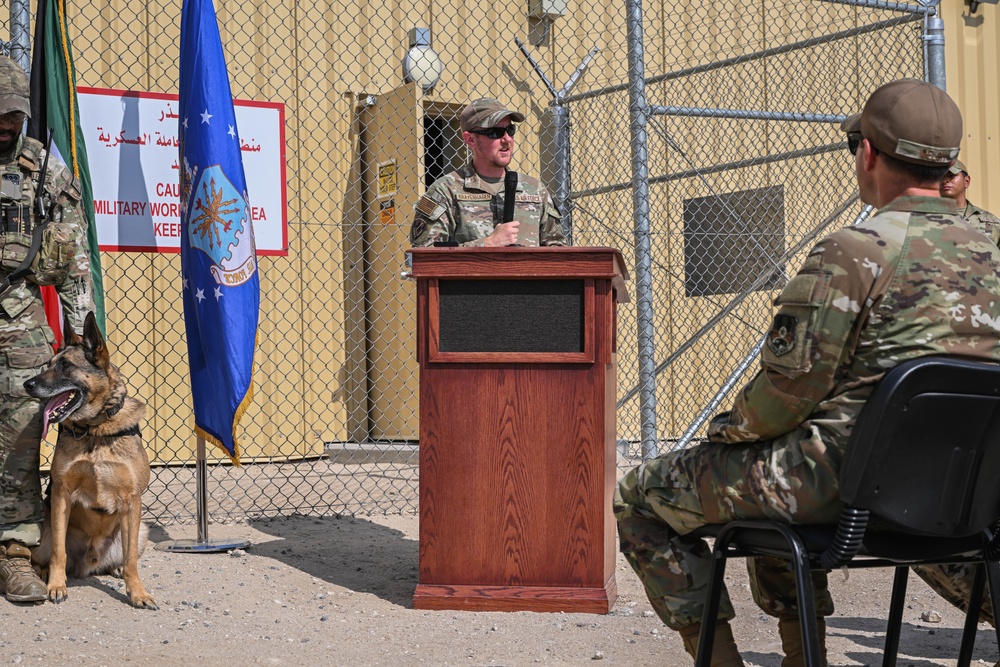 386th ESFS Unleashes State-of-the-Art Kennel Facility