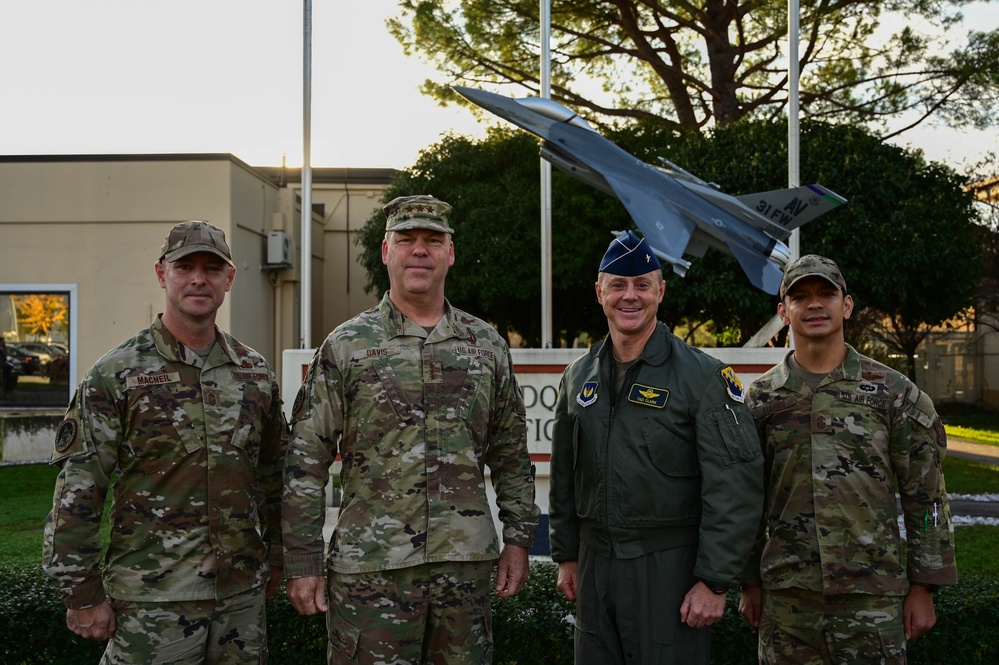 Air Force Inspector General Visits Aviano Air Base