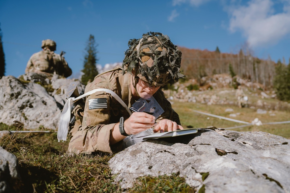 173rd E3B Land Navigation Training