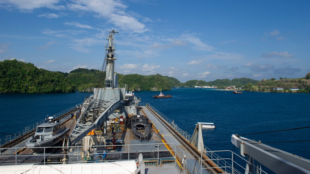 Emory S. Land Pulls into Republic of Palau