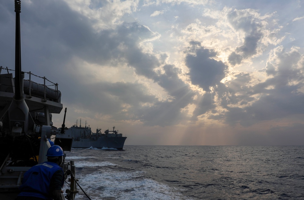 USS Arleigh Burke Replenishment-at-Sea