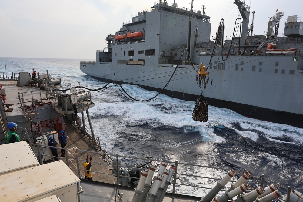 USS Arleigh Burke Replenishment-at-Sea