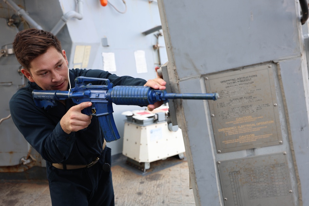 USS Arleigh Burke VBSS Training