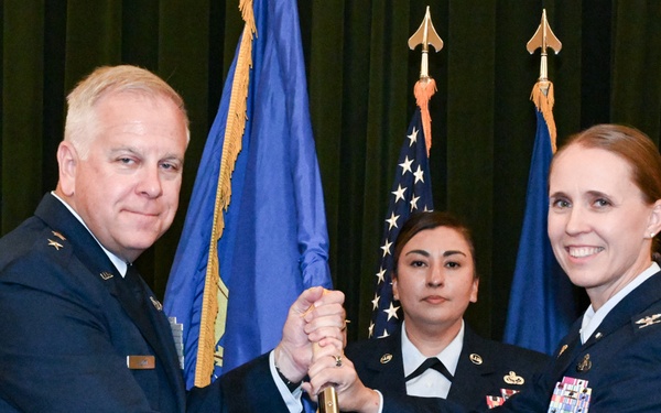 Air Force Services Center change of command ceremony at JBSA-Lackland, Texas, July 10, 2024