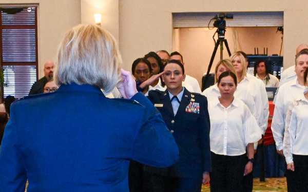 Air Force Services Center change of command ceremony at JBSA-Lackland, Texas, July 10, 2024