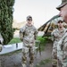 Command Sgt. Maj. Reese Teakell walks through E3B lanes