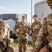 Command Sgt. Maj. Reese Teakell walks through E3B lanes