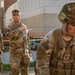 Command Sgt. Maj. Reese Teakell walks through E3B lanes