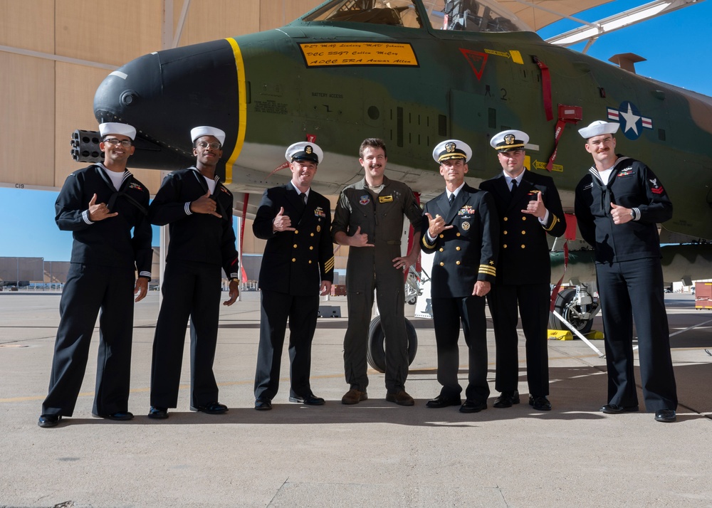 USS Tucson Sailors visit DM and namesake city