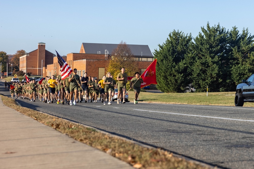 Marine Corps Base Quantico 249th Birthday Motivational Run