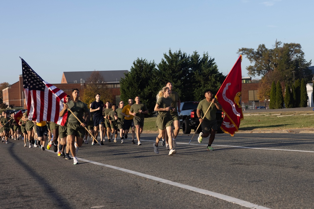 Marine Corps Base Quantico 249th Birthday Motivational Run