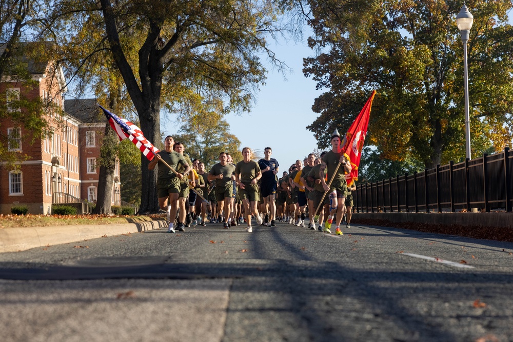 Marine Corps Base Quantico 249th Birthday Motivational Run