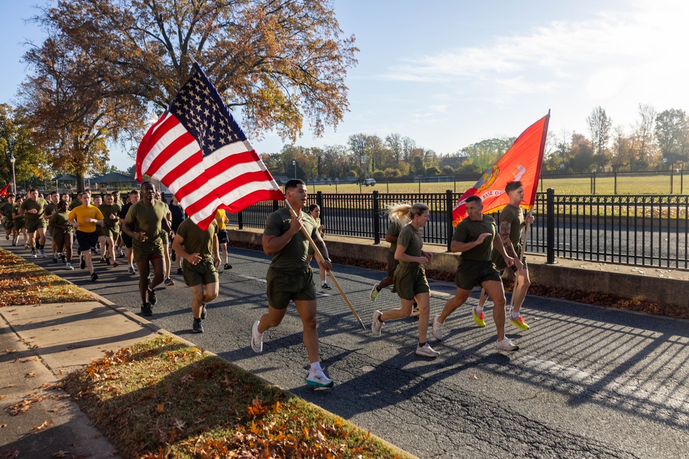 Marine Corps Base Quantico 249th Birthday Motivational Run