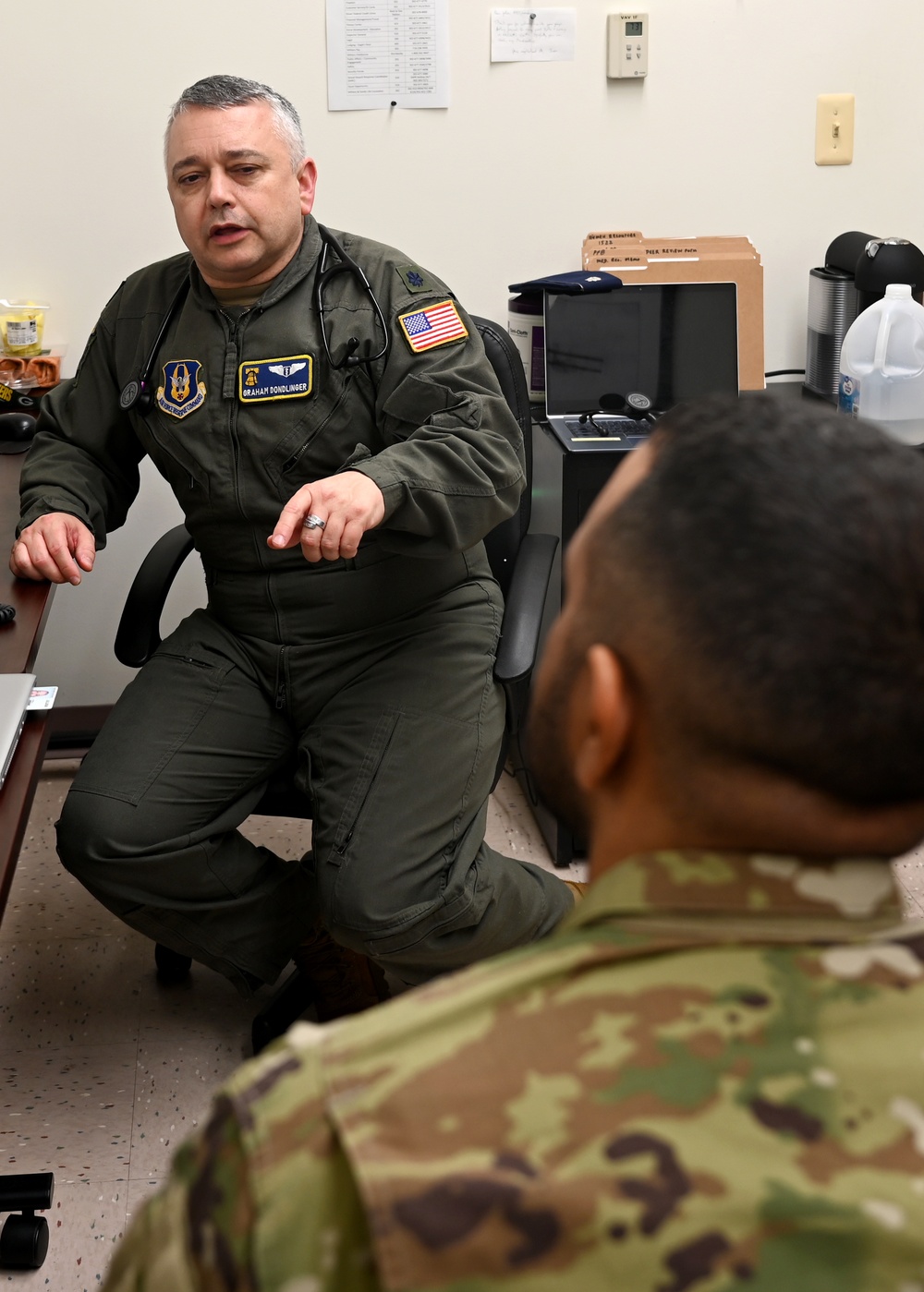 Air Force Reserve medics aid Air National Guard with post-deployment care