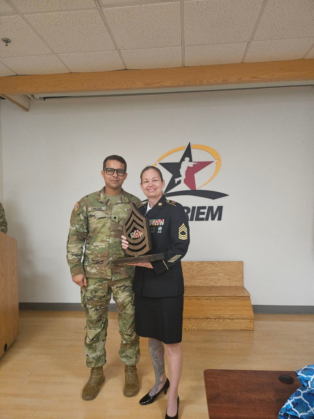 Master Sergeant Samantha Goldenstein retires from Army Reserves after 21 years of service