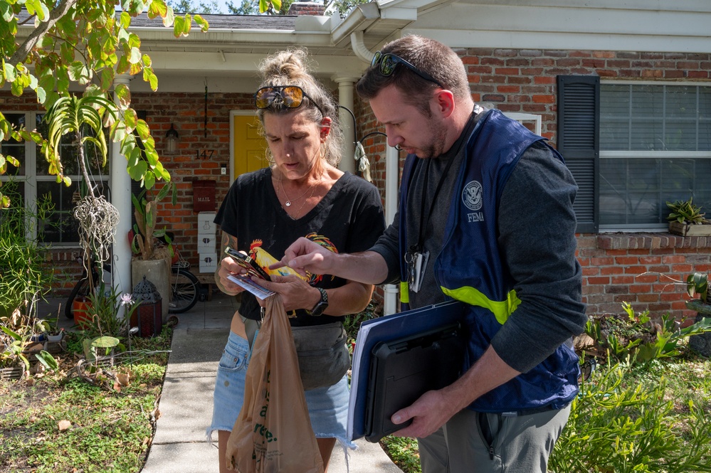 Disaster Survivor Assistance Teams Canvass Davis Islands Neighborhoods