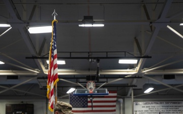 1st Brigade Combat Team cases colors ahead of deployment at Fort Drum