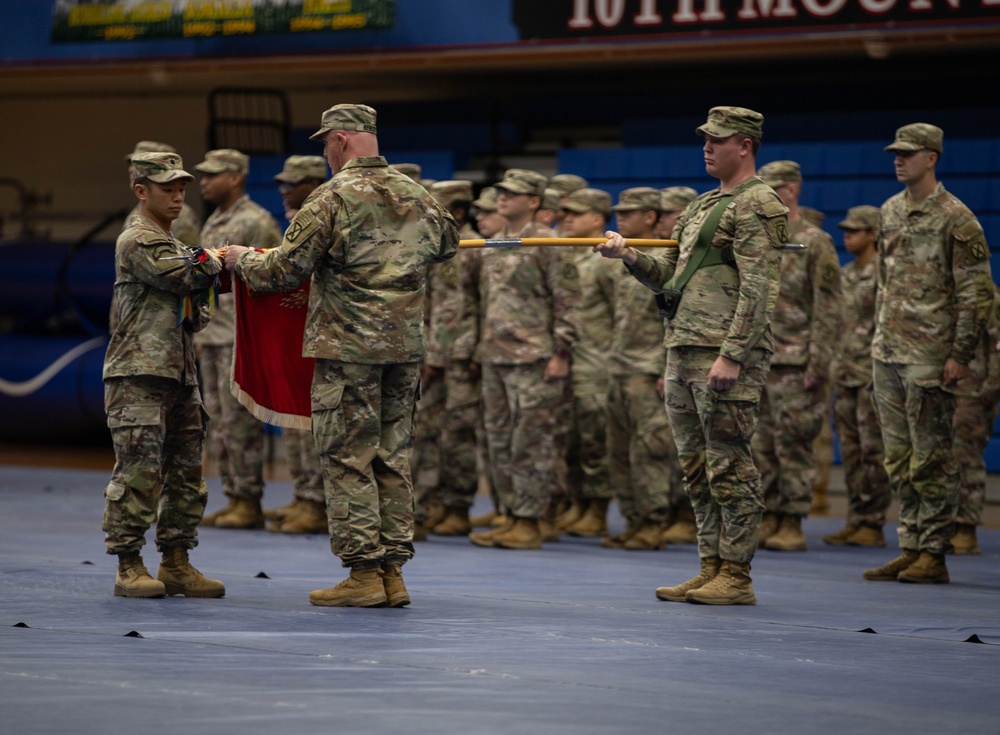 1st BCT Color Casing Ceremony