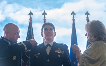 Promotion for Lt. Col. Rachel Wilson