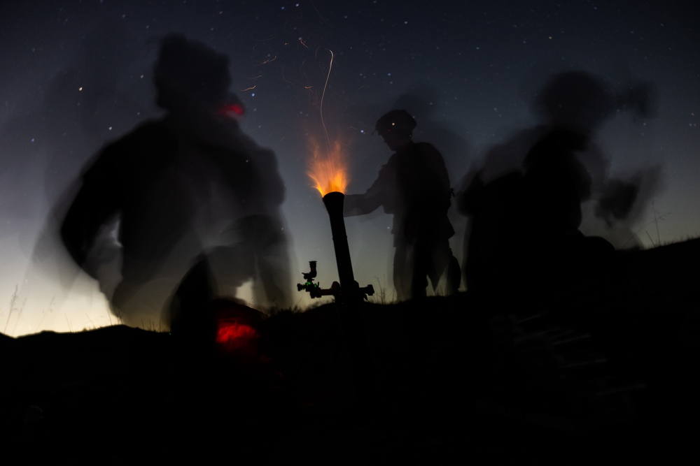 1st Recon Bn. Marines conduct live-fire day, night ranges