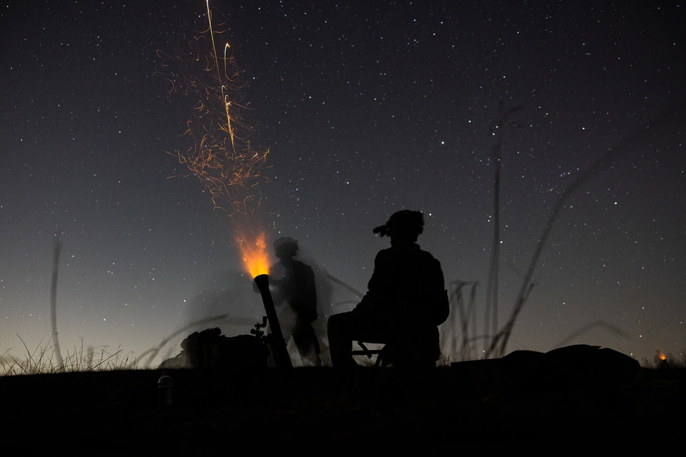 1st Recon Bn. Marines conduct live-fire day, night ranges