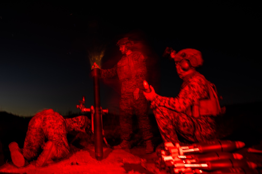 1st Recon Bn. Marines conduct live-fire day, night ranges